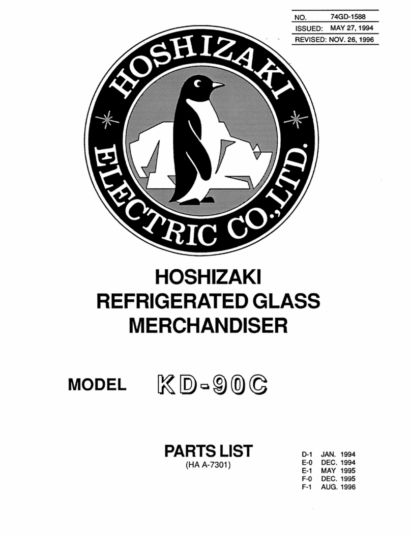 Hoshizaki KD-90C parts list