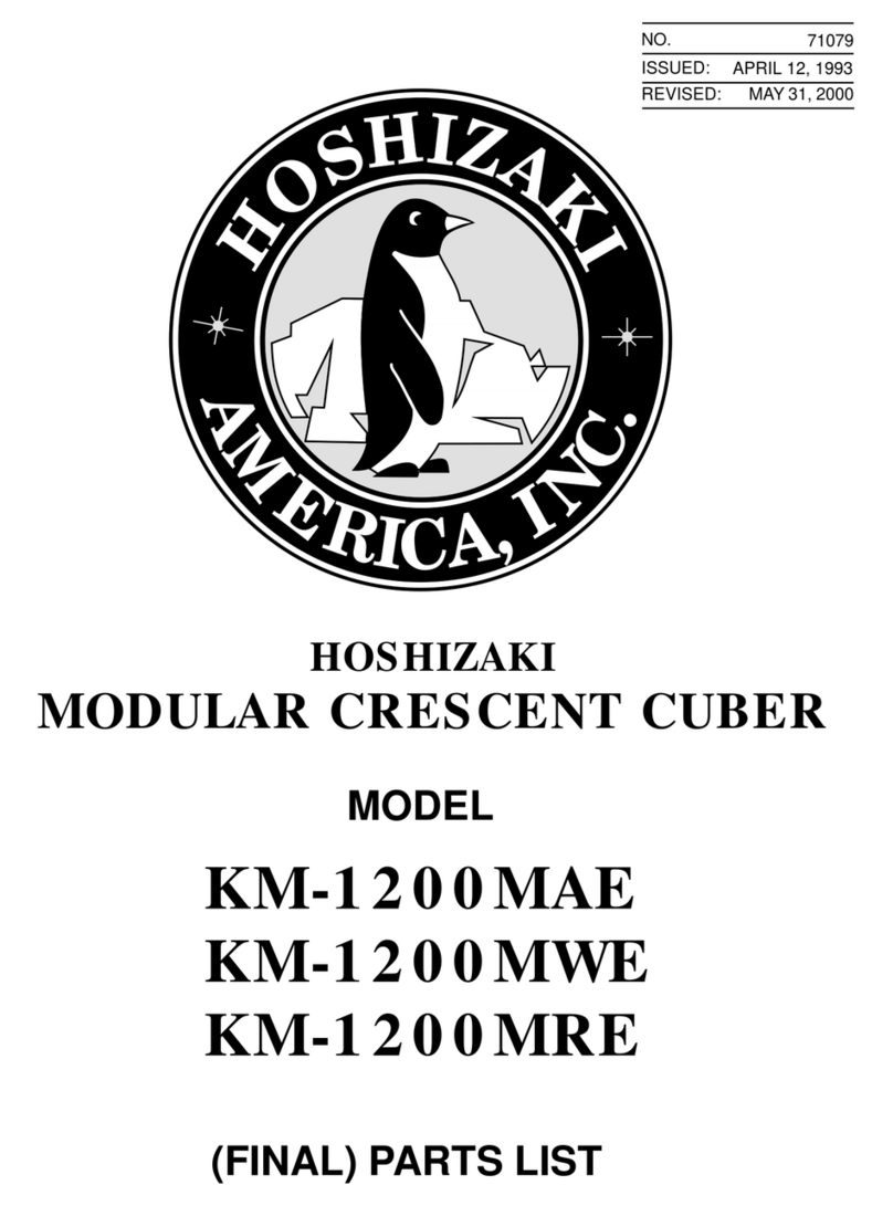 Hoshizaki KM-1200MAE User manual