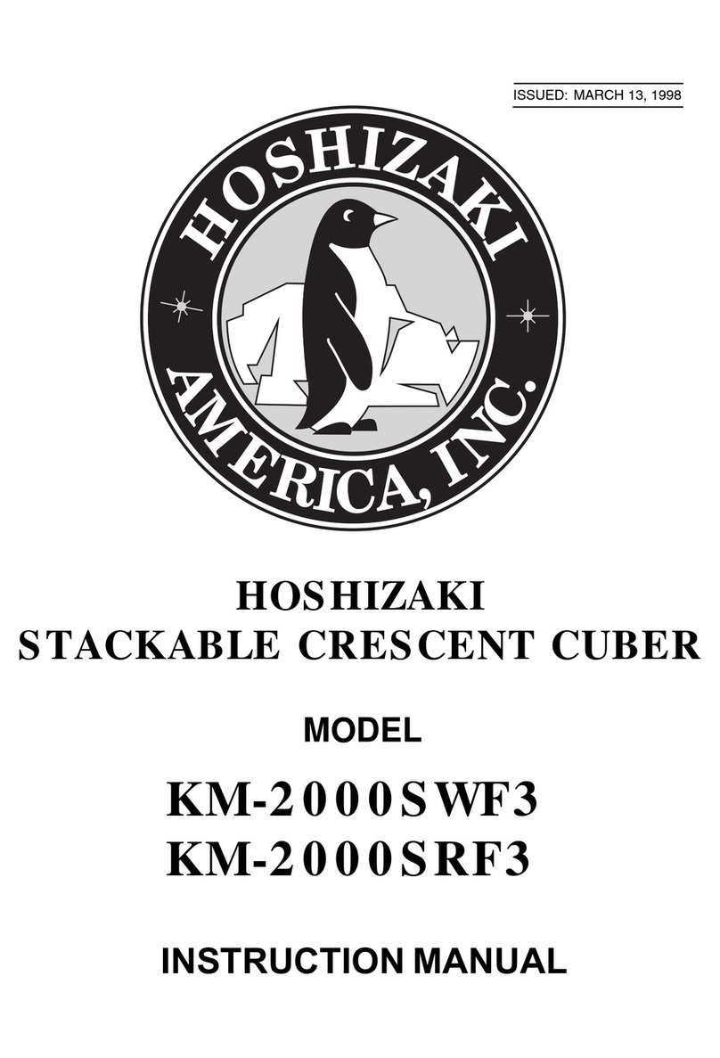 Hoshizaki KM-2000SRF3 instruction manual