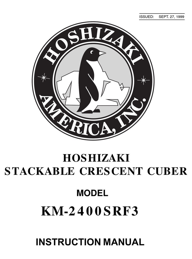 Hoshizaki KM-2400SRF3 instruction manual