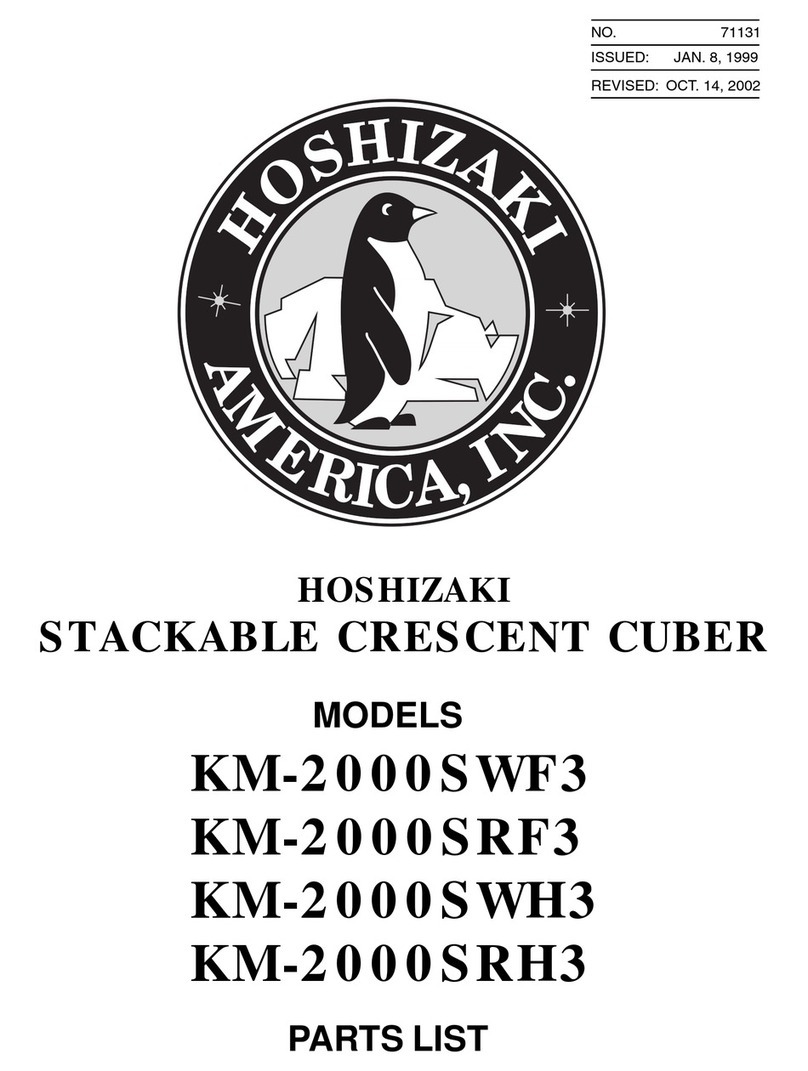 Hoshizaki KM-2000SRF3 parts list Hoshizaki KM-2000SRF3 parts list
