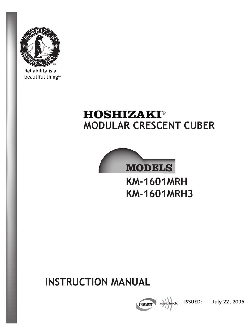 Hoshizaki KM-1601MRH instruction manual