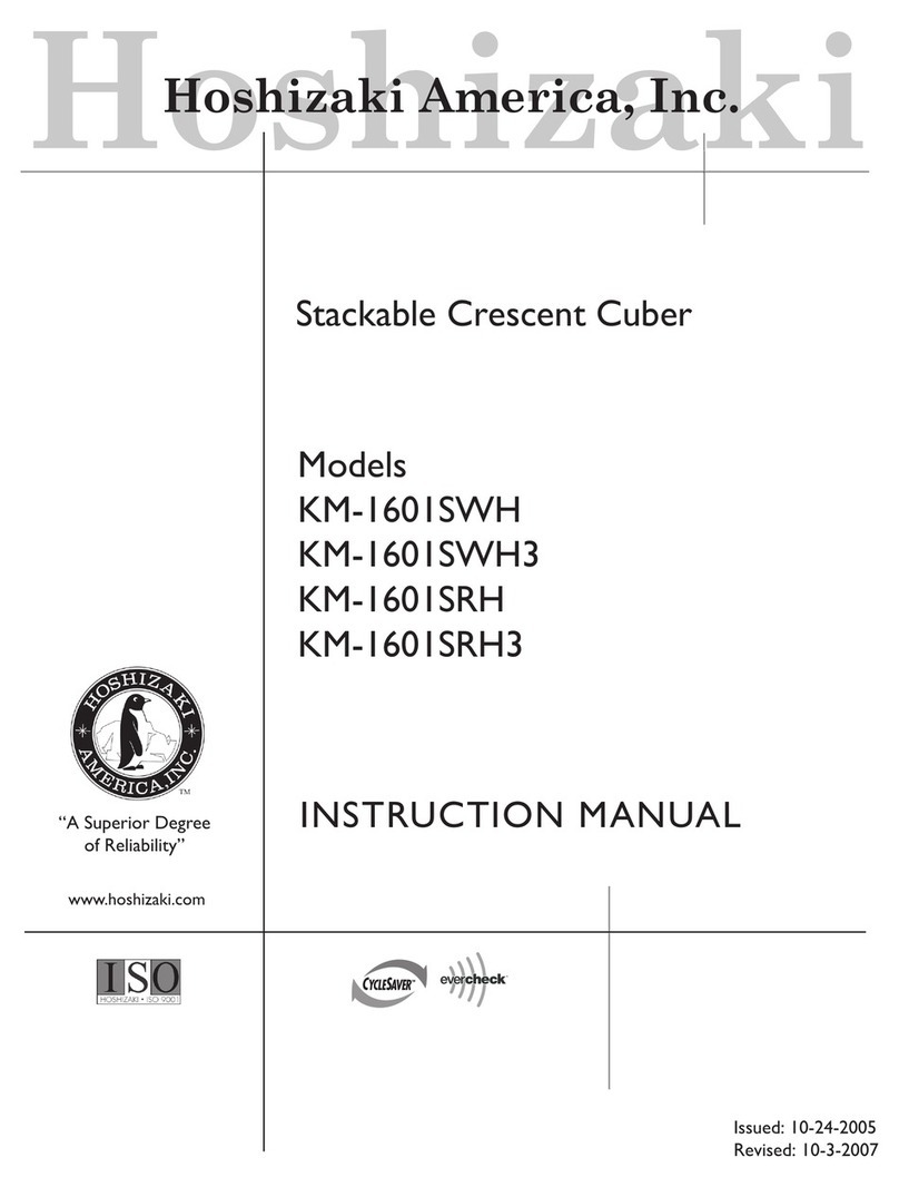 Hoshizaki KM-1601SRH instruction manual