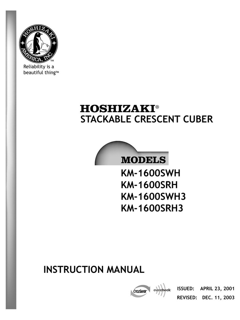 Hoshizaki KM-1600SRH instruction manual