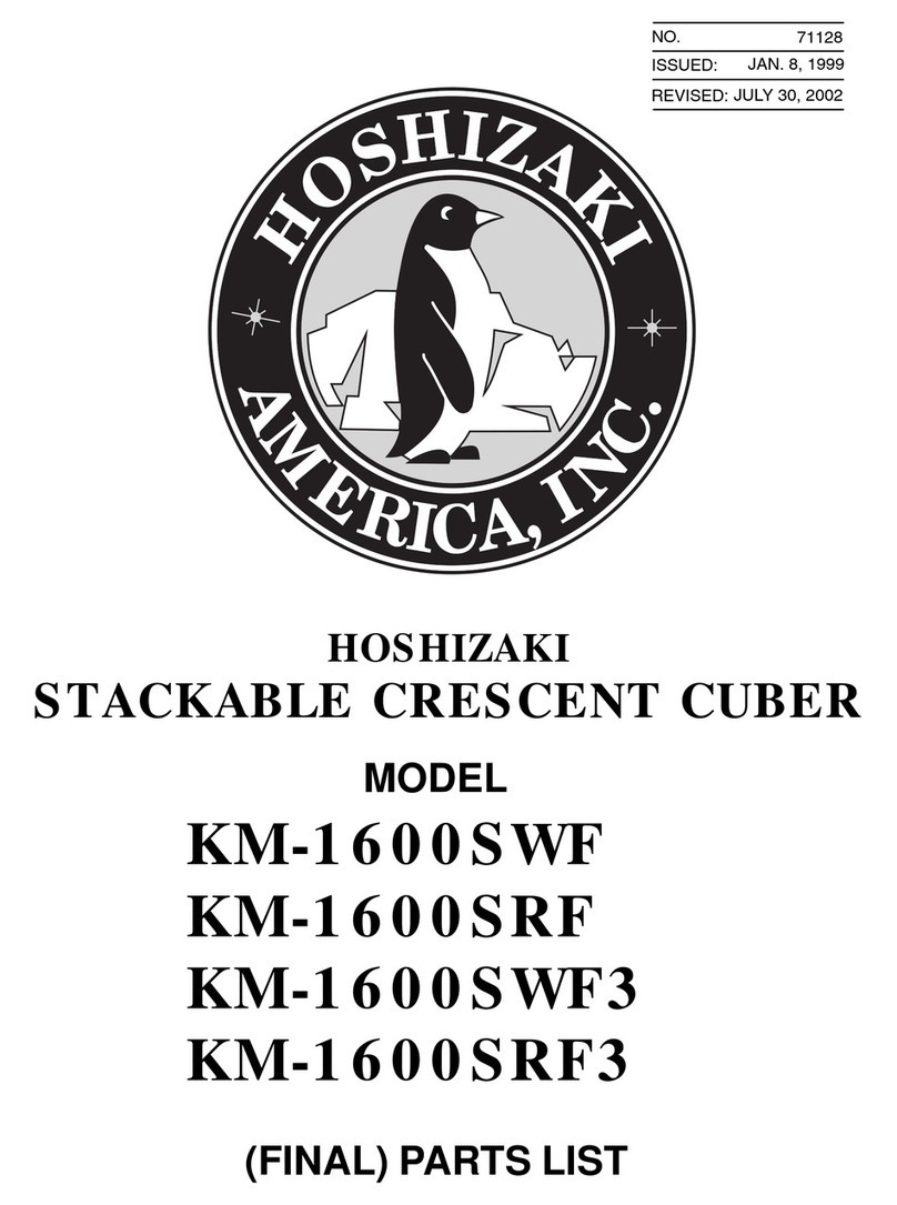 Hoshizaki KM-1600SRF Final Parts List