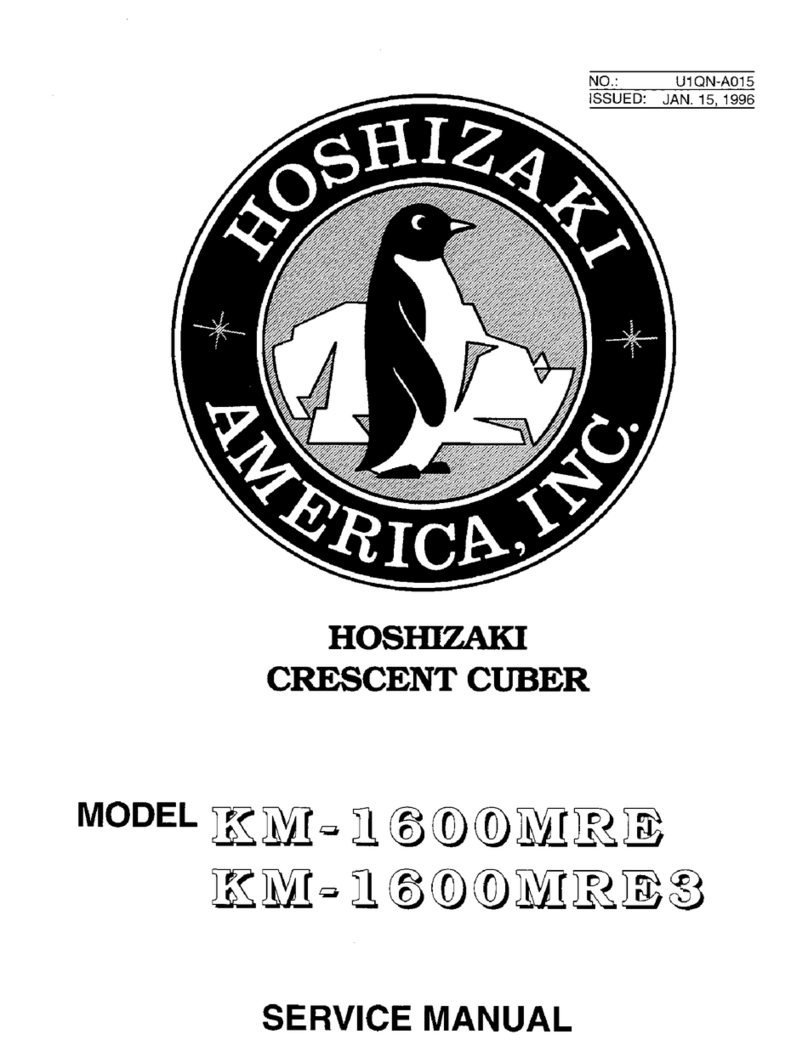 Hoshizaki KM-1600MRE Service manual