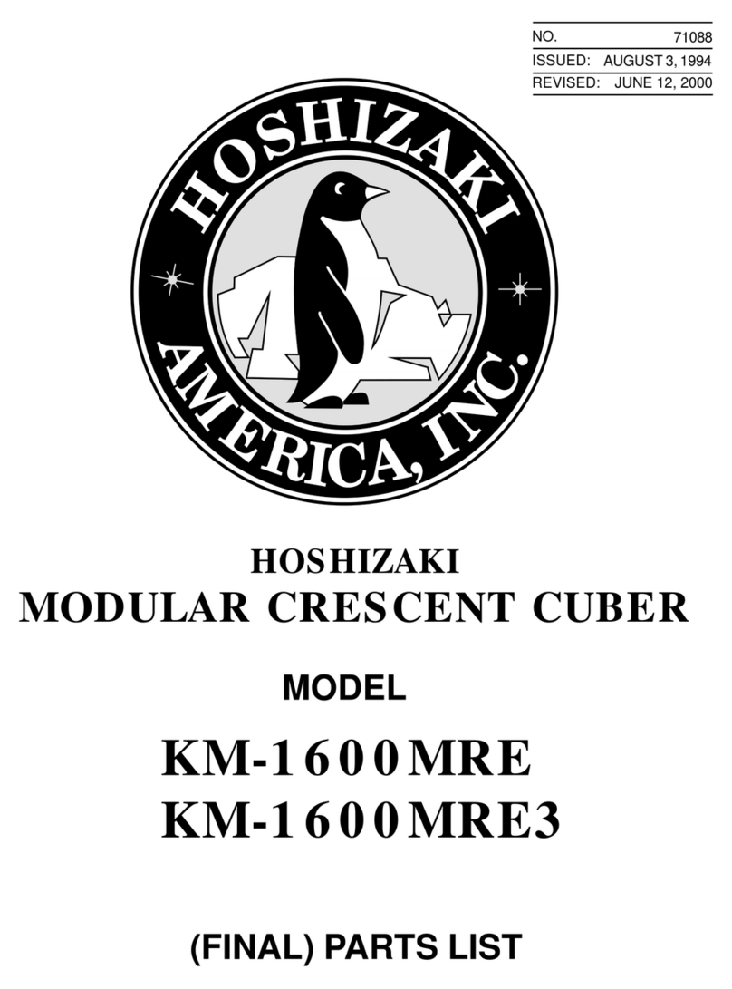 Hoshizaki KM-1600MRE Final Parts List