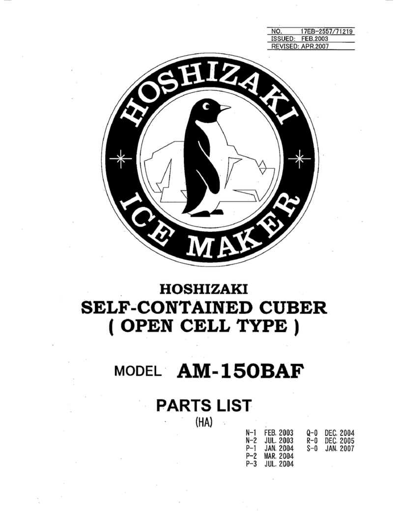 Hoshizaki KM-150BAF User manual