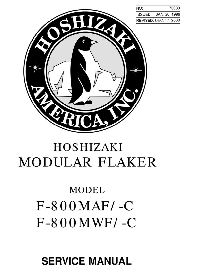 Hoshizaki F-800MAF User manual