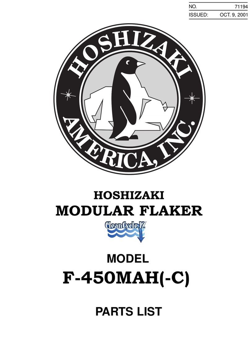Hoshizaki F-450MAH parts list
