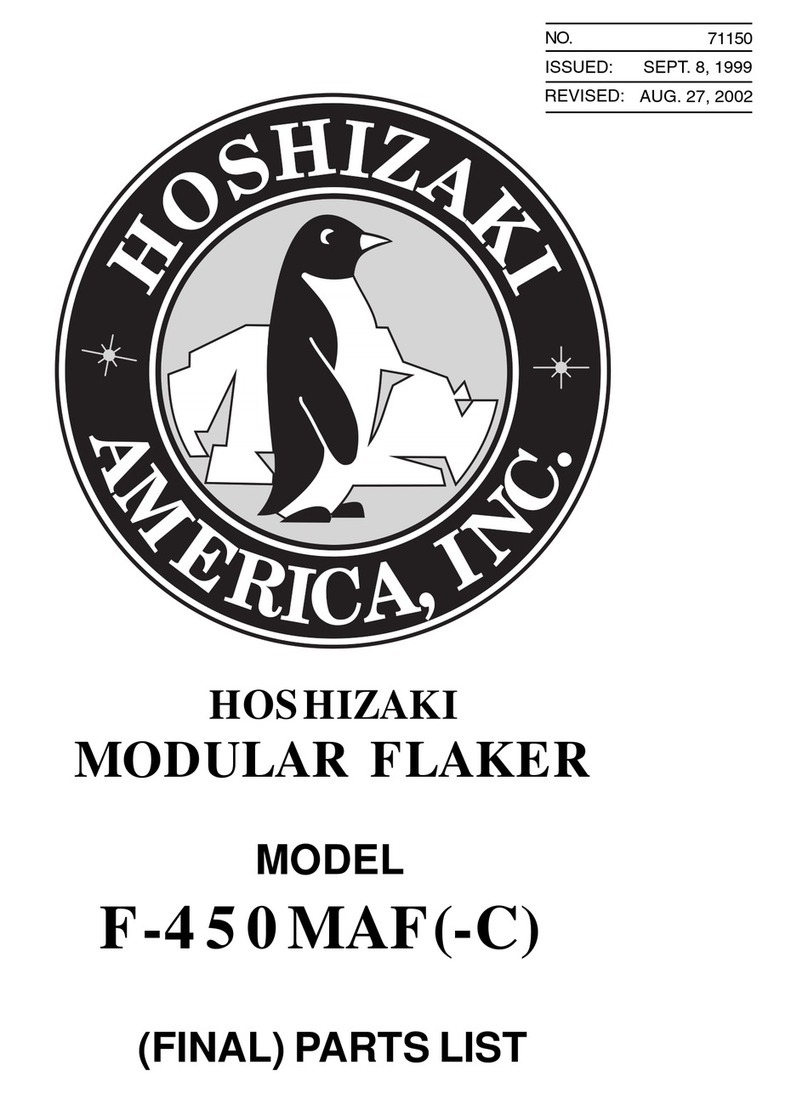 Hoshizaki F-450MAF User manual
