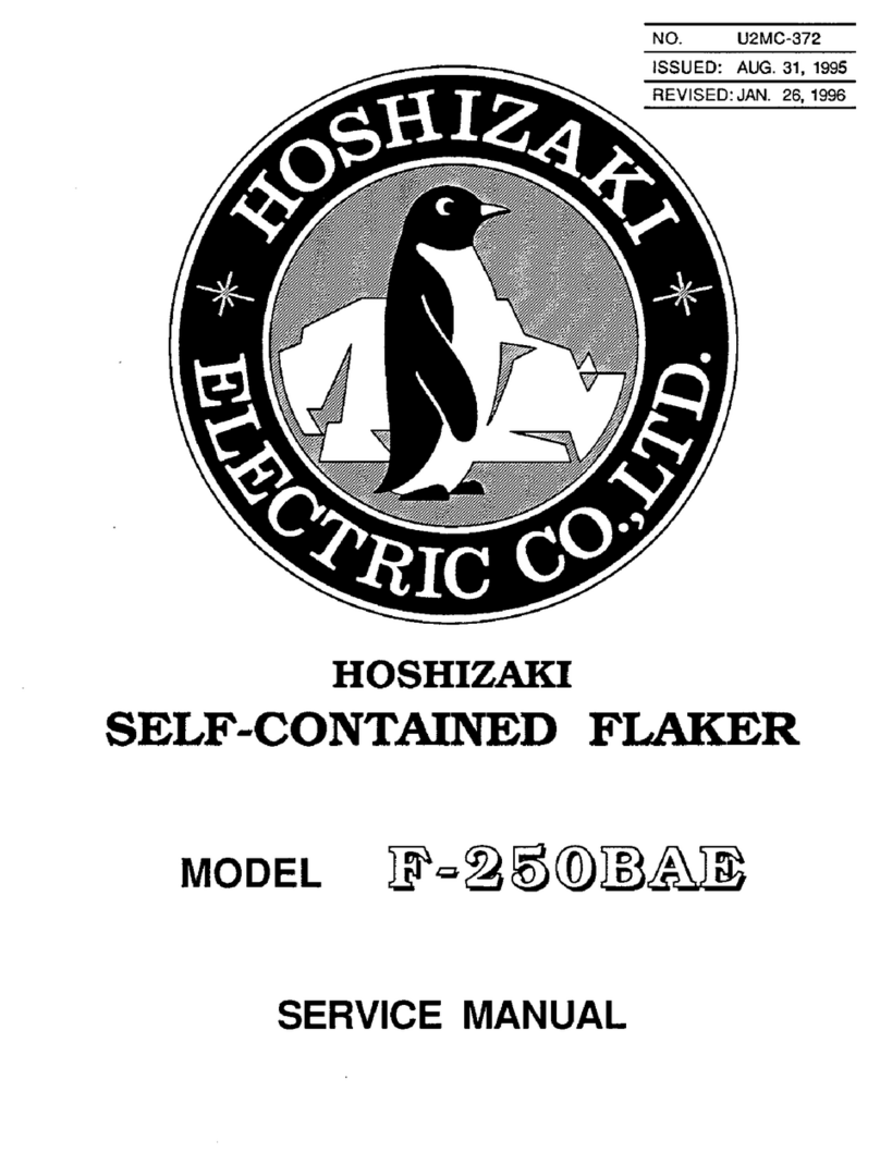 Hoshizaki F-250BAE Service manual