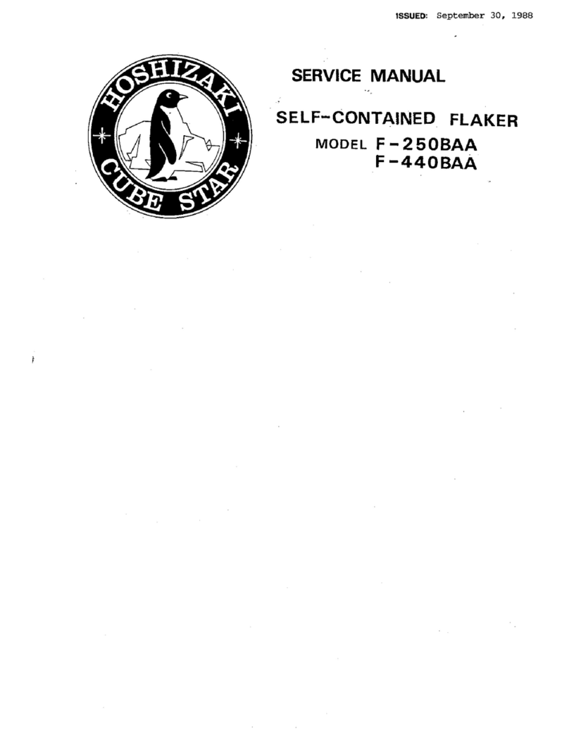Hoshizaki F-250BAA Service manual Hoshizaki F-250BAA Service manual
