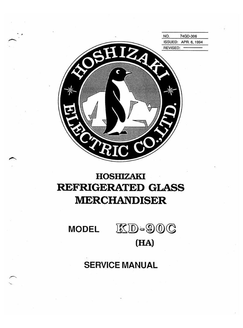 Hoshizaki KD-90C Service manual