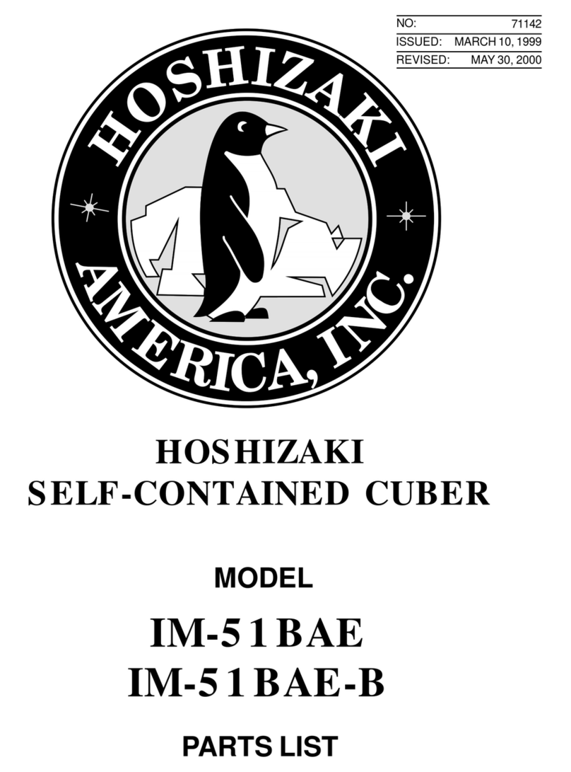 Hoshizaki IM-51BAE parts list
