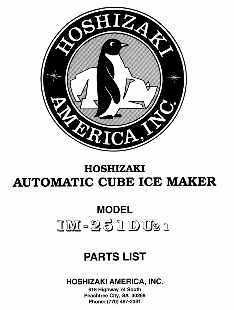 Hoshizaki IM-251DU-21 parts list