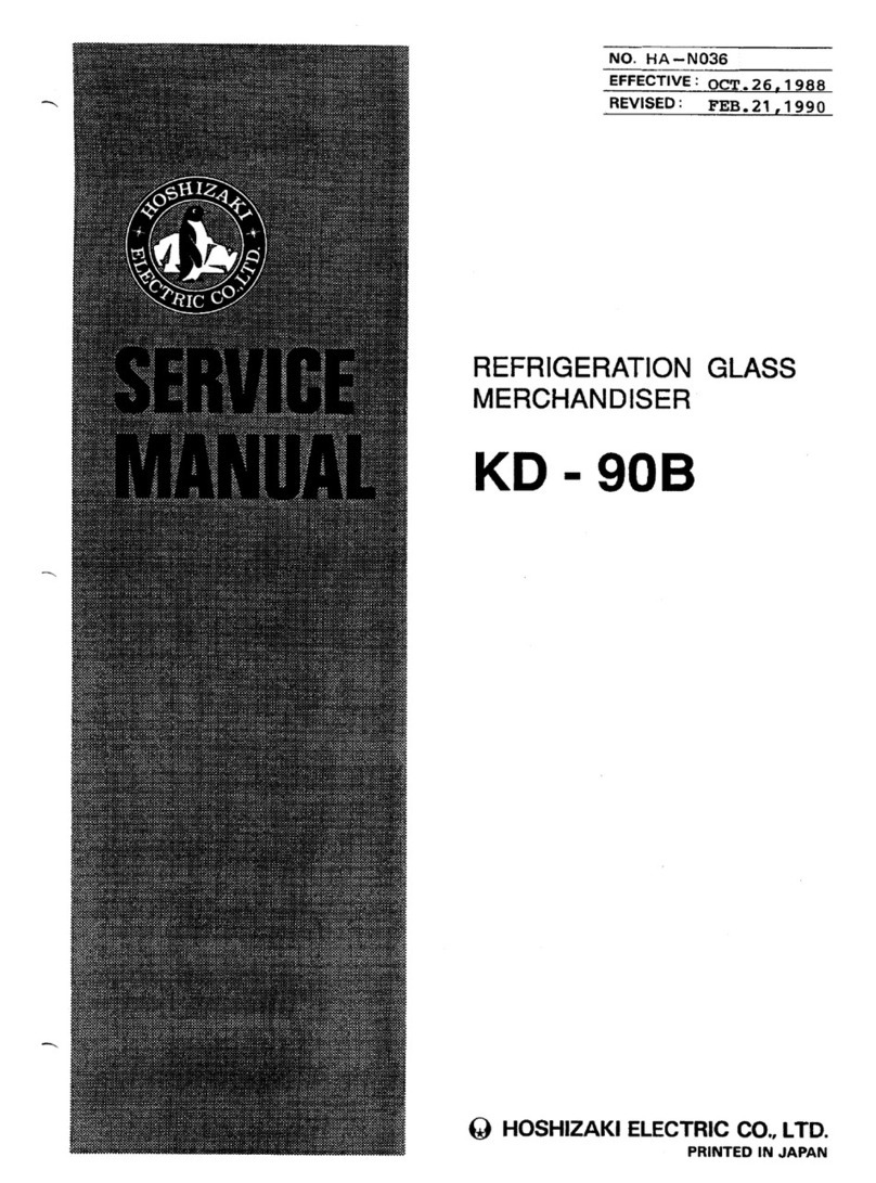 Hoshizaki KD-90B Service manual Hoshizaki KD-90B Service manual