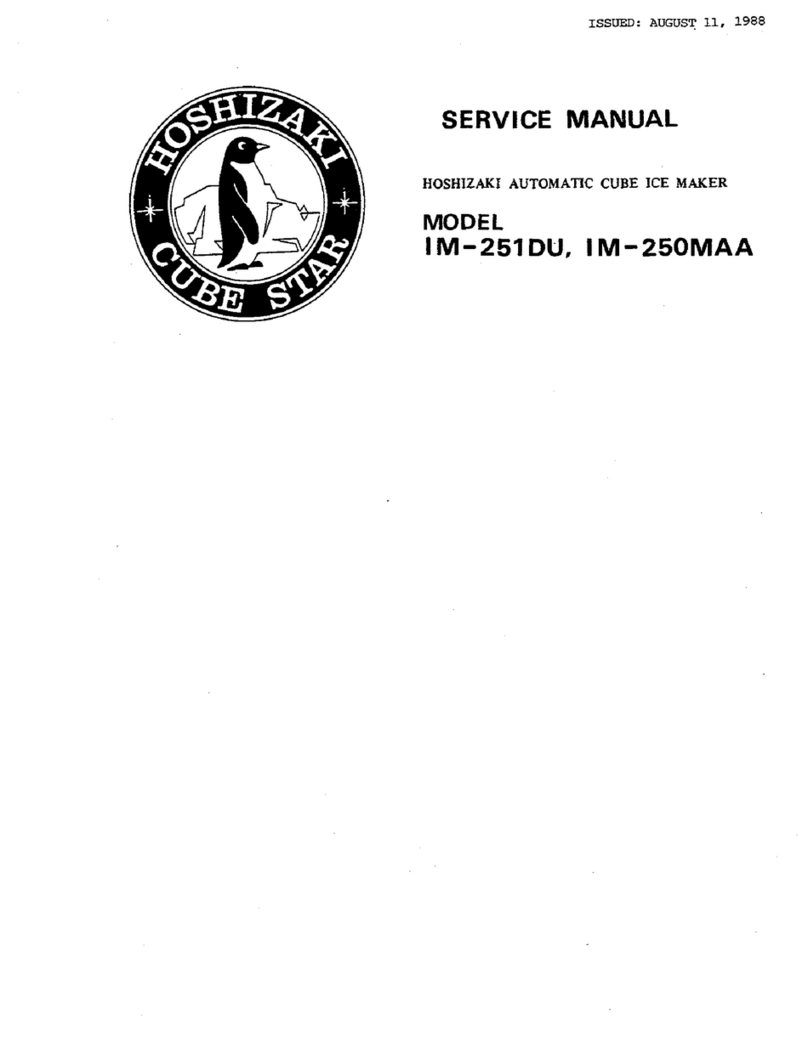 Hoshizaki IM-250MAA Service manual