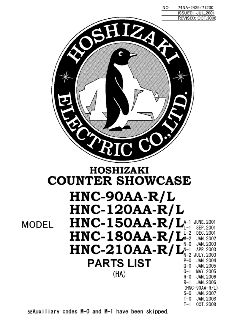 Hoshizaki HNC-120AA-L parts list
