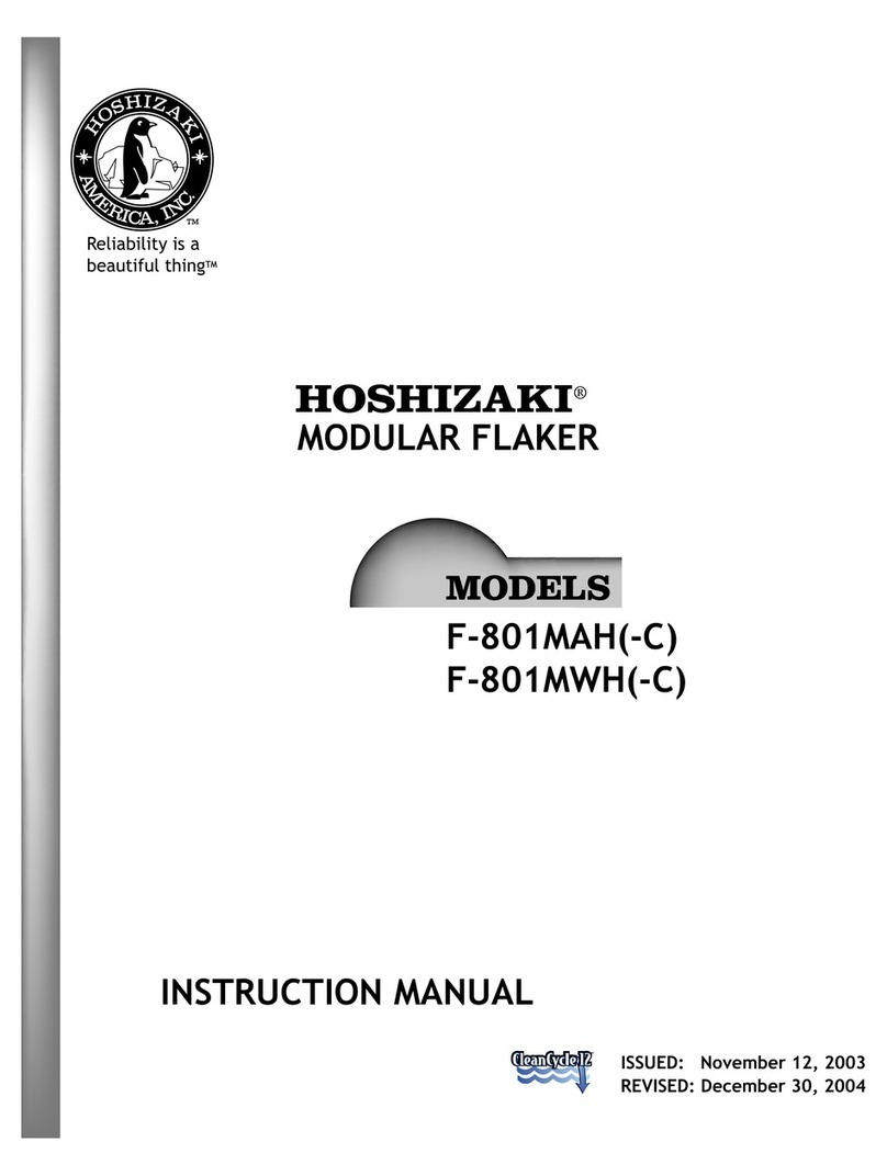 Hoshizaki F-801MAH User manual