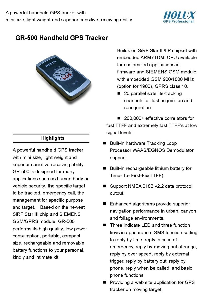 Holux GR-500 User manual Holux GR-500 User manual