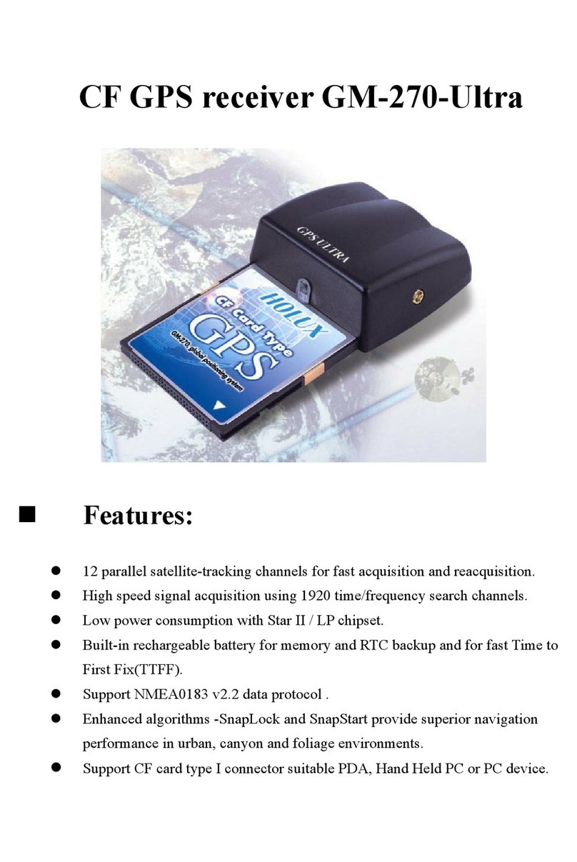 Holux GM-270 User manual