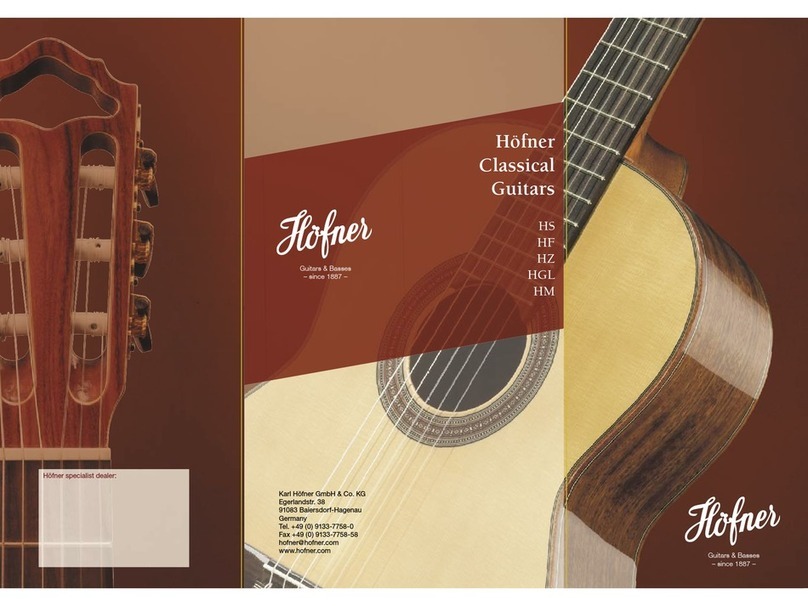 Hofner HGL 50 SE User manual