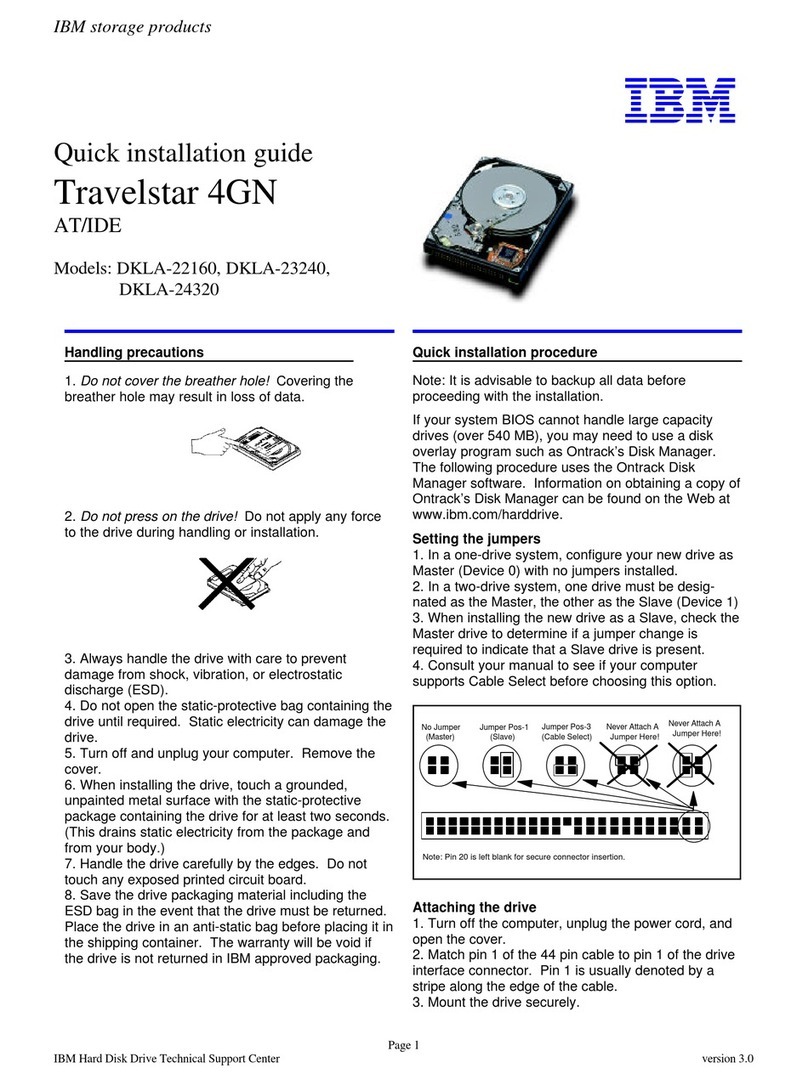 IBM Travelstar 4GN User manual