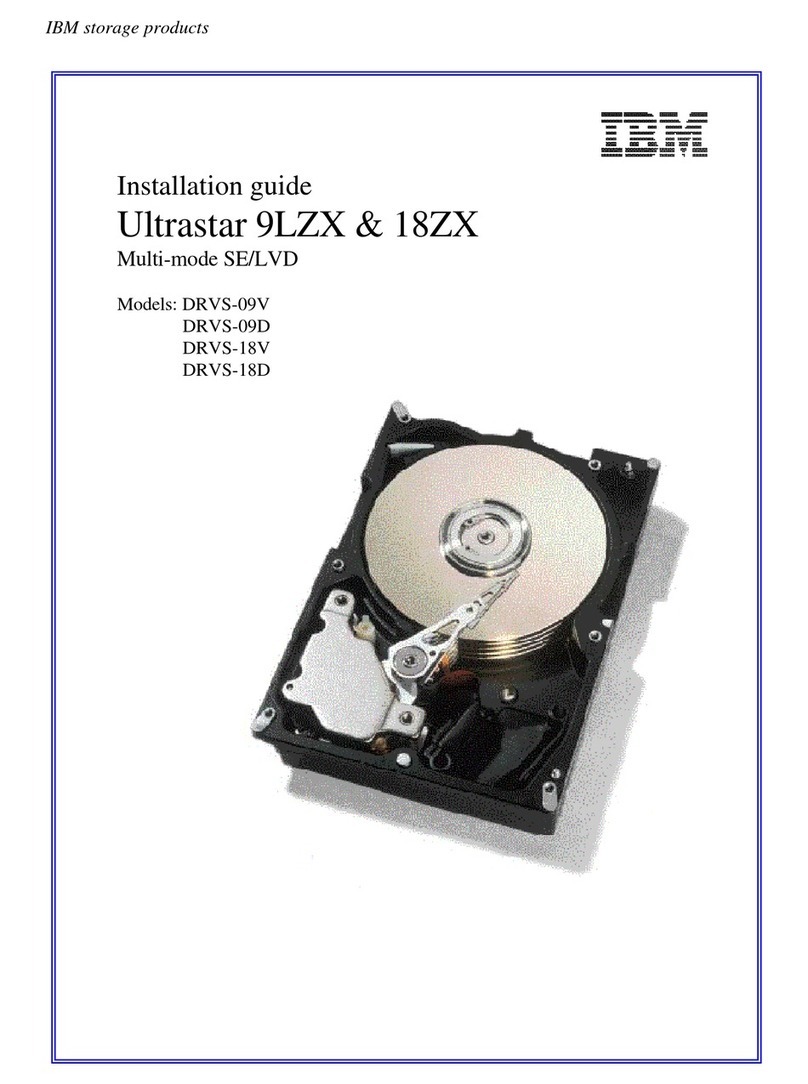 IBM Ultrastar 18ZX User manual