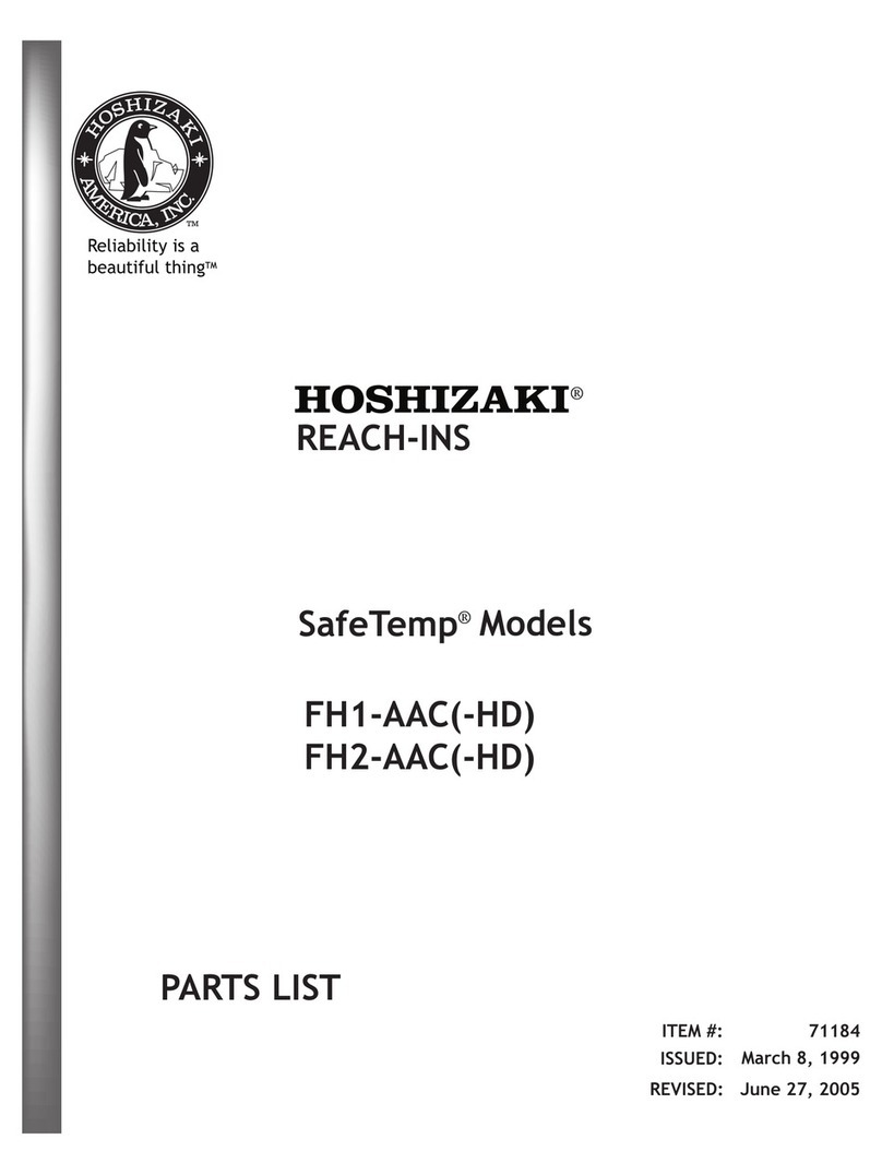 Hoshizaki SafeTemp FH1-AAC User manual