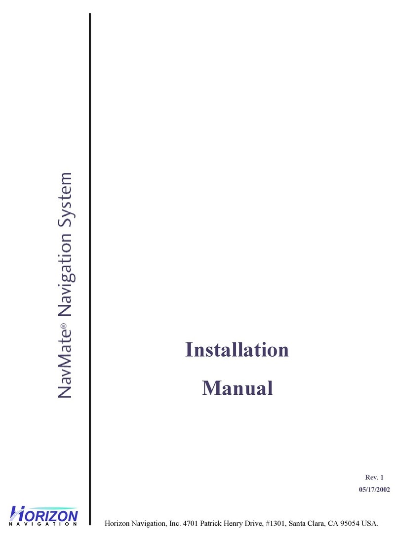 Horizon Navigation NavMate NavMate 2.0 installation manual