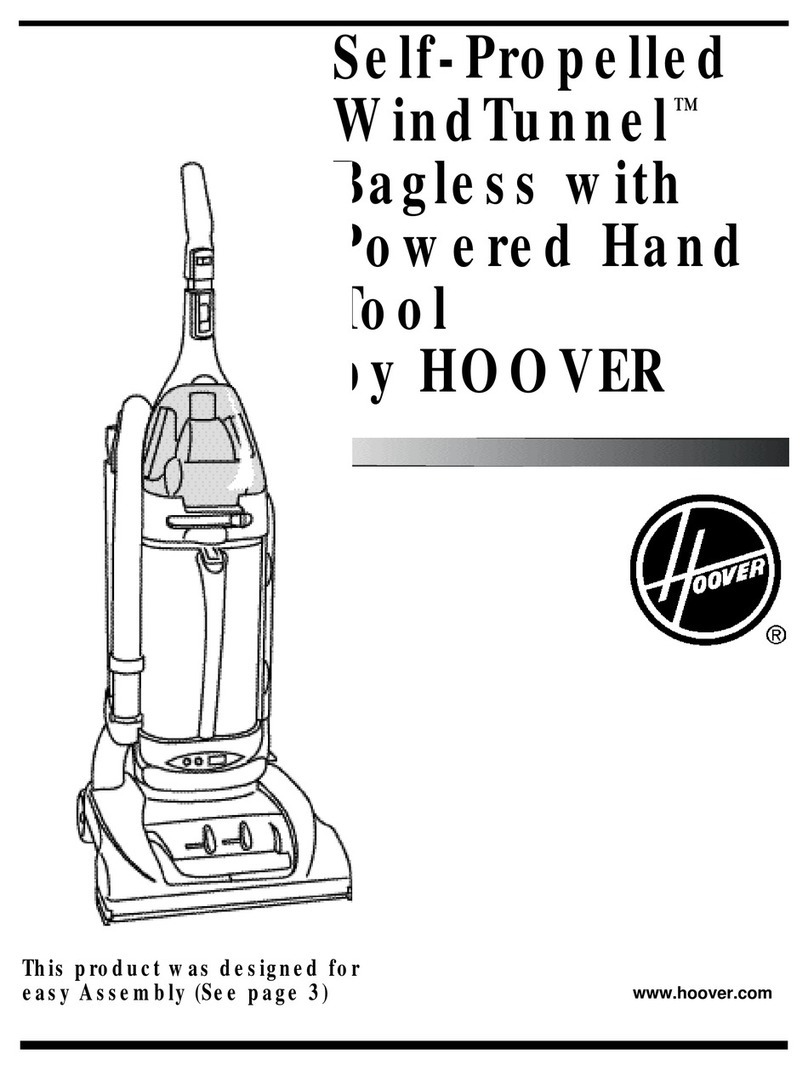 Hoover U6630900 - Self Propelled WindTunnel Bagless Upright... user guide