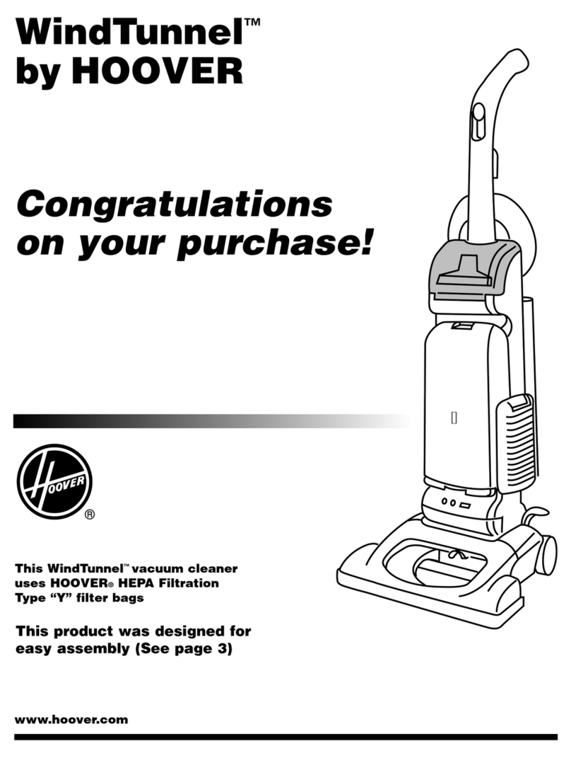 Hoover U5467900 owner's manual
