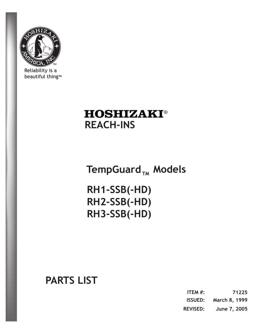 Hoshizaki Temp Guard RH1-SSB User manual