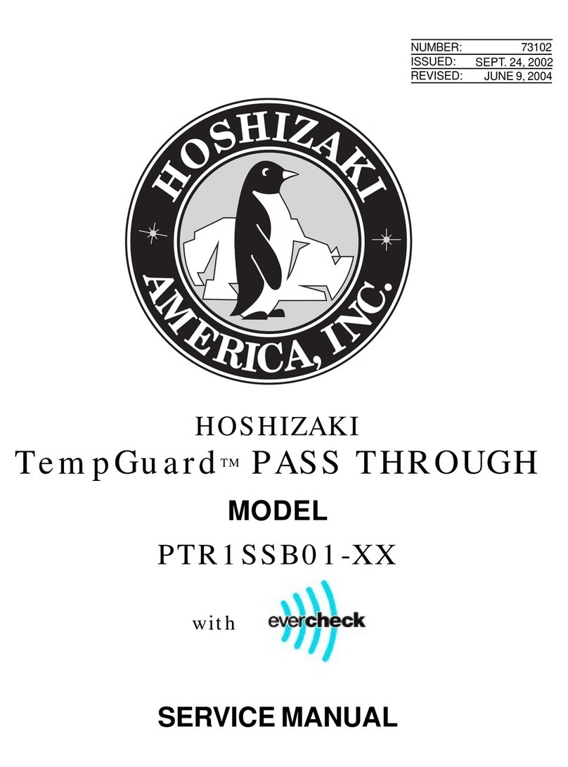 Hoshizaki Temp Guard PTR1SSB01-10 User manual Hoshizaki Temp Guard PTR1SSB01-10 User manual