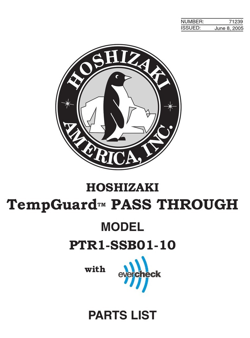 Hoshizaki Temp Guard PTR1SSB01-10 User manual