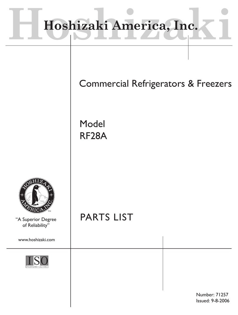 Hoshizaki RF28A User manual
