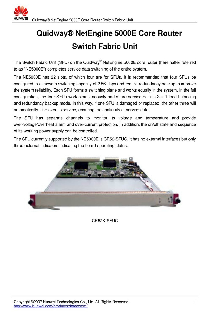 Huawei CR52K-SFUC User manual Huawei CR52K-SFUC User manual