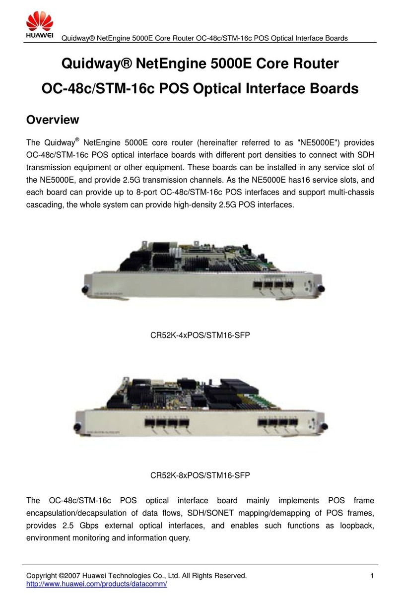Huawei CR52K-4xPOS/STM16-SFP Specifications