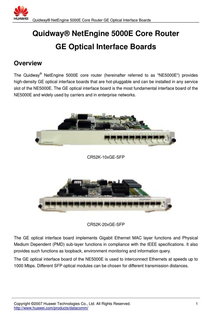 Huawei CR52K-10GE-SFP User manual
