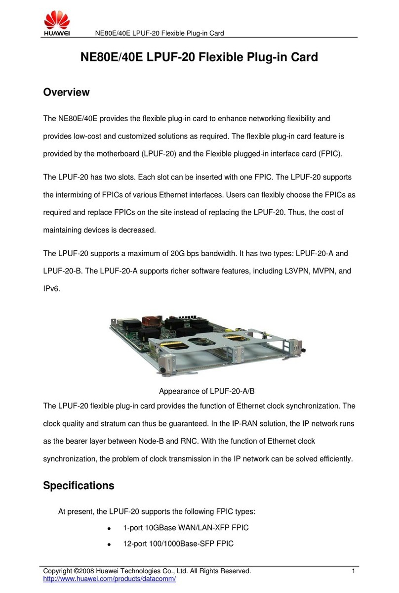 Huawei CR52-LPUF-20 User manual