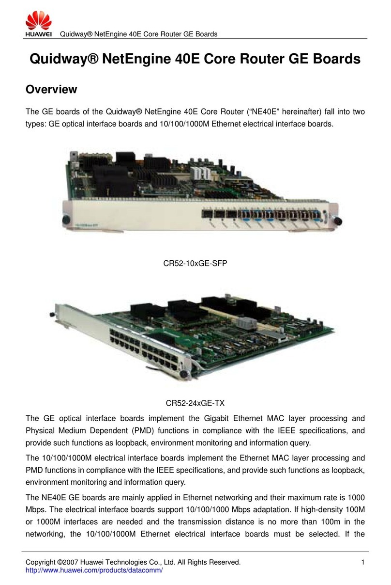 Huawei CR52-10GE Specifications