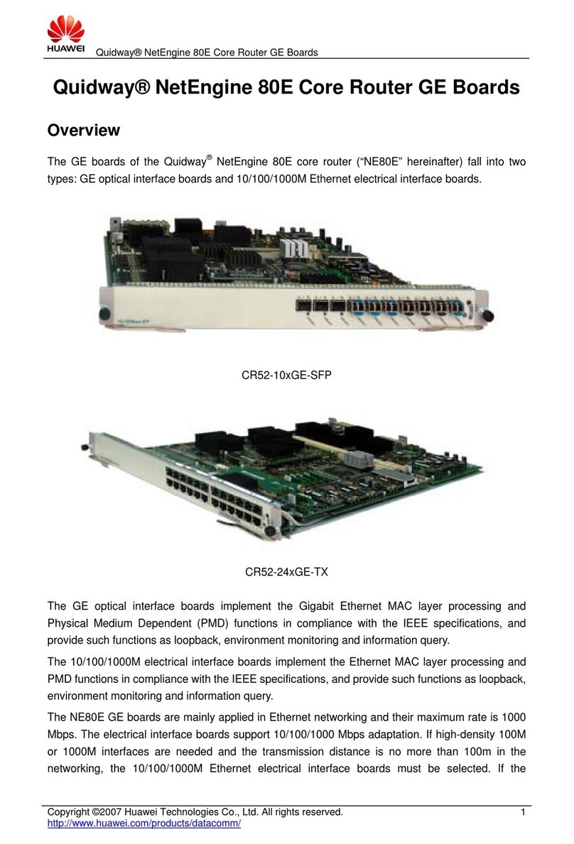 Huawei CR52-10GE User manual