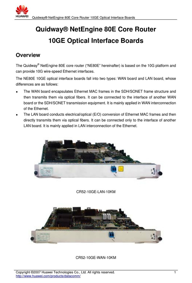Huawei CR52-10GE User manual