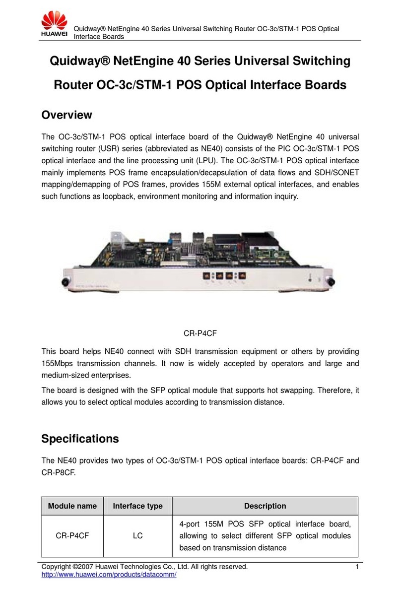 Huawei CR-P4CF User manual Huawei CR-P4CF User manual