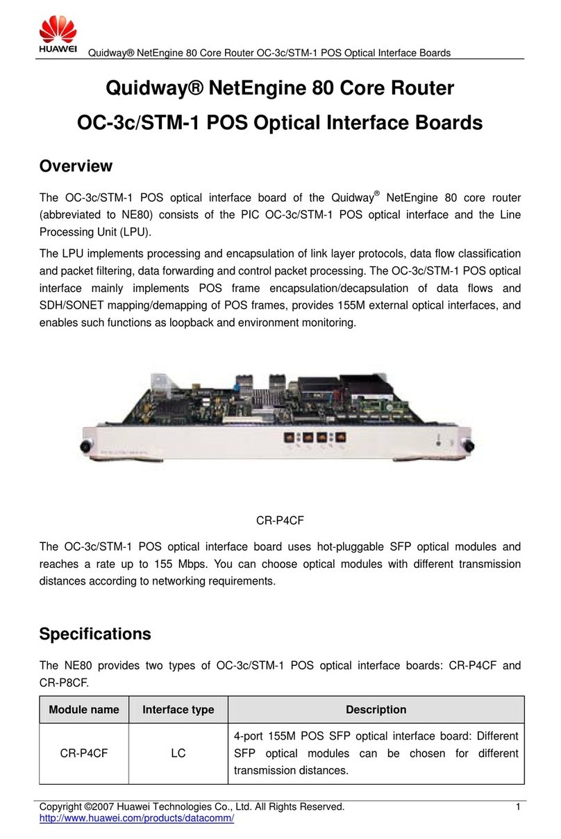 Huawei CR-P4CF User manual