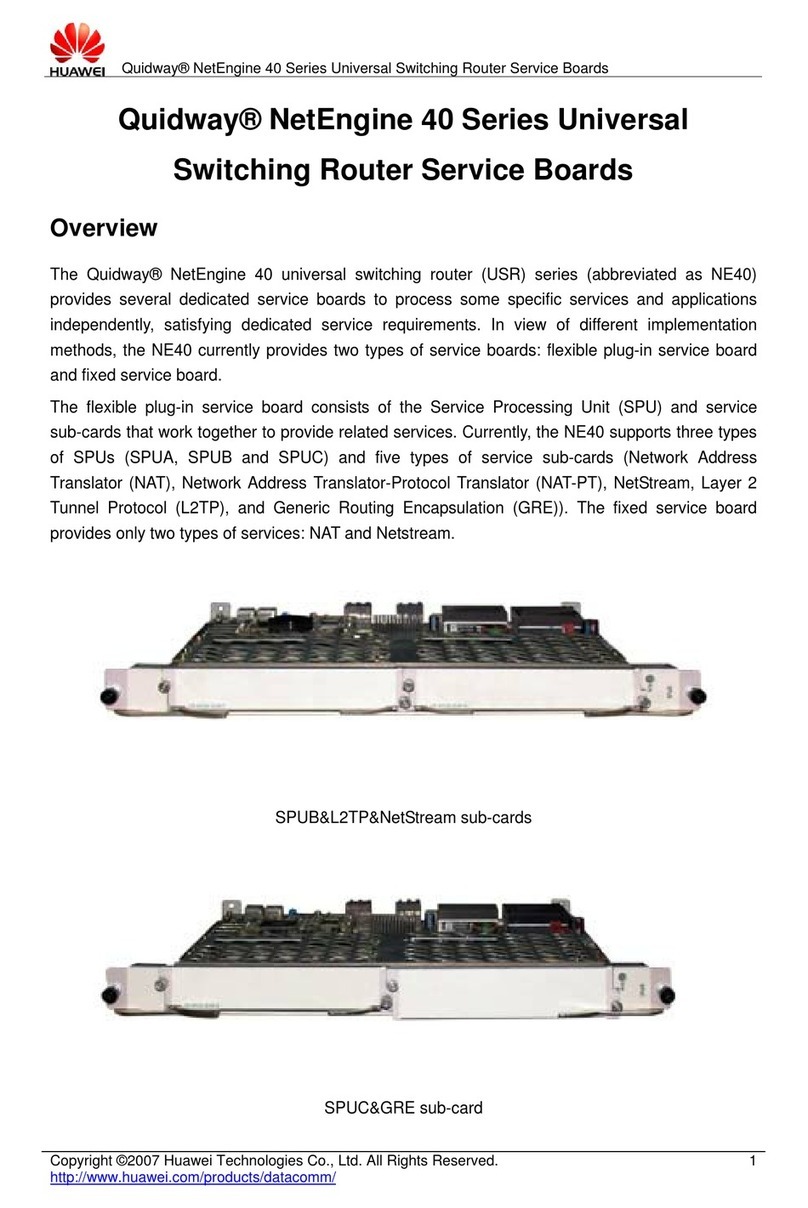 Huawei CR-MPUB User manual
