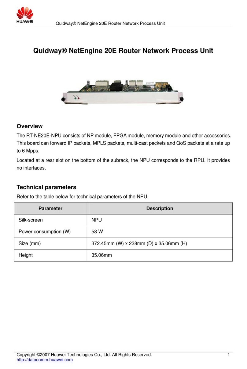 Huawei RT-NE20E-NPU User manual