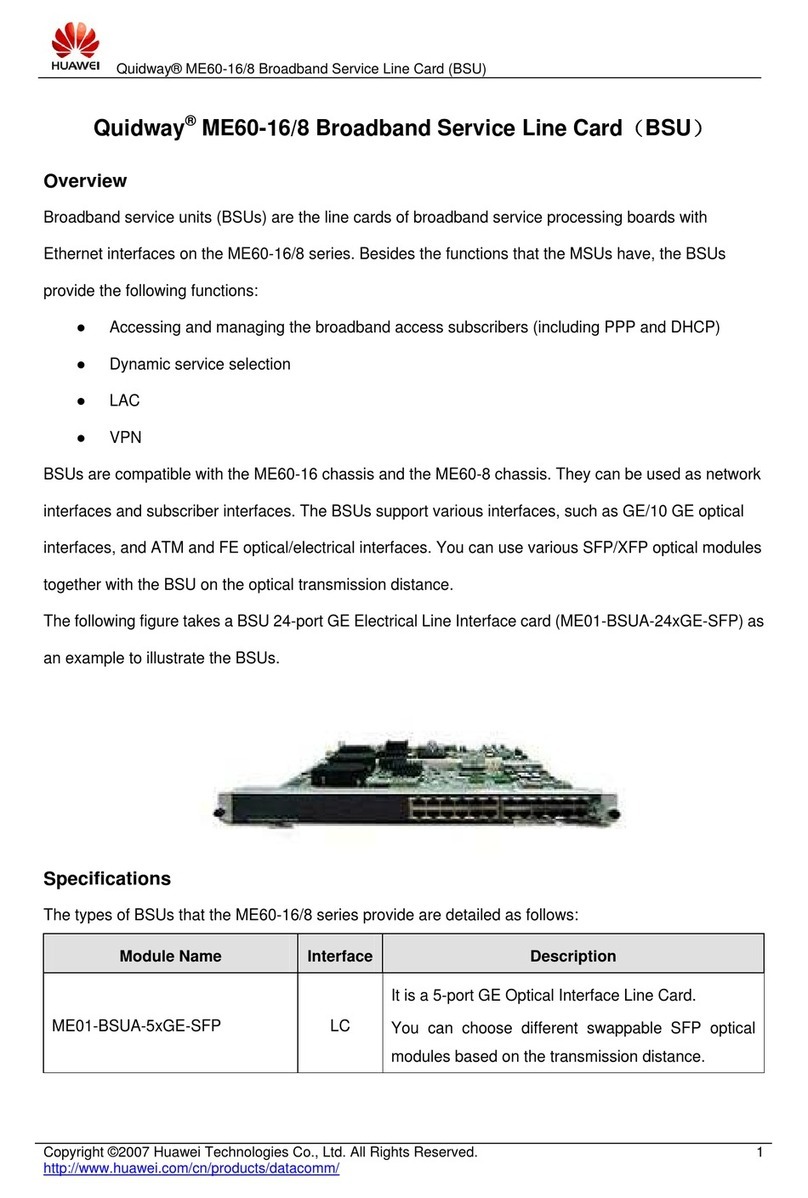 Huawei ME01-BSUA User manual