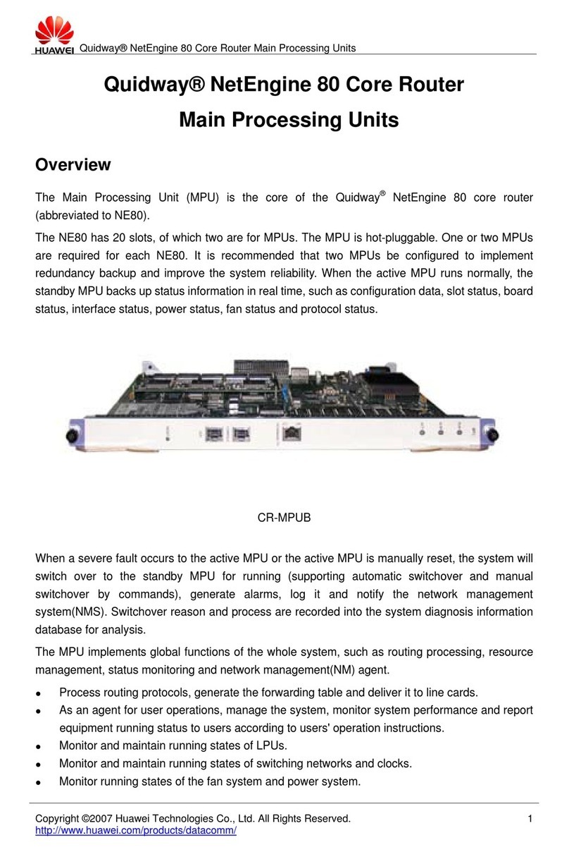 Huawei CR-MPUB User manual